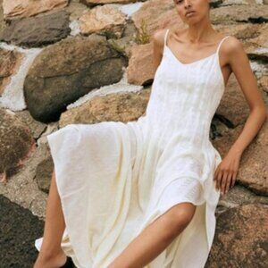 Birgitte Herskind The Luna slip Evening Cream dress Size 42